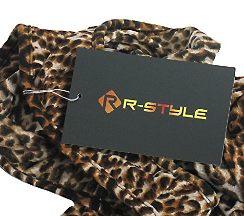 Amazon.co.jp: R-STYLE アニマル柄で魅了する 光沢パンスト付 ハイレグ